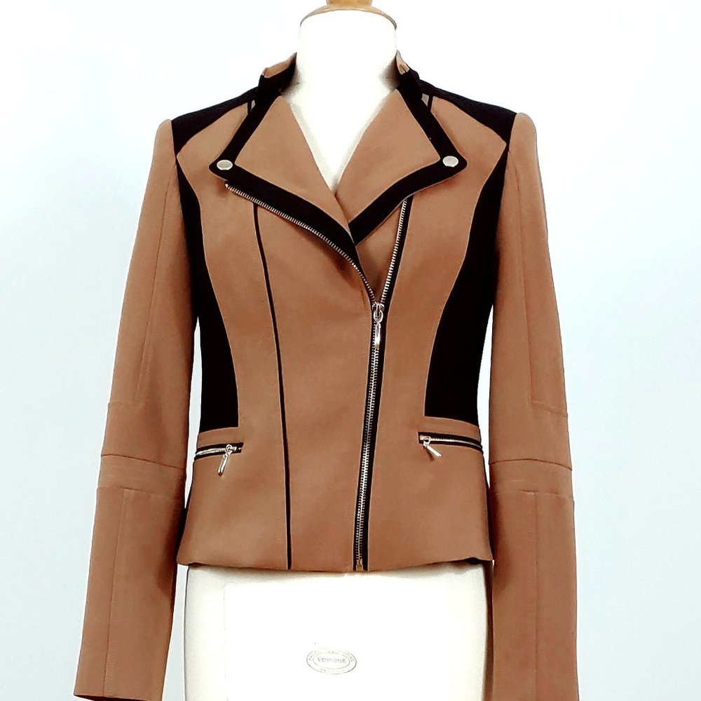 Color block blazer jacket